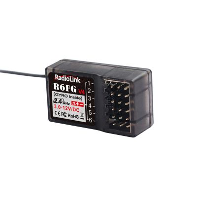 R6FG V4 2.4G 6CH FHSS Receiver Gyro Inside for RC6GS V2/RC4GS V2/T8S/T8FB RC Transmitter