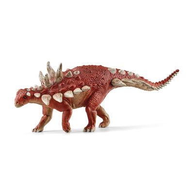 Schleich Dinosaurs - 7" Realistic Gastonia Dinosaur Figure Educational and Detailed Jurassic Red Dino Toy Figurine for Boys and Girls Durable Montessori Animal Toy for Kids Ages 4+ | 15036