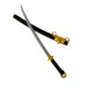 Black Plastic Toy Katana Sword with Removable Sheath for 6-8 Inch Action Figures view 1