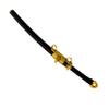 Black Plastic Toy Katana Sword with Removable Sheath for 6-8 Inch Action Figures view 3