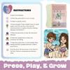 Big Heart Toys Luna Pulls Hair Sound Book for Kids with Autism | Montessori Autism Sensory Books | Builds Social Skills, Emotional Learning & Communication | Neurodivergent Children's Sound Books view 3