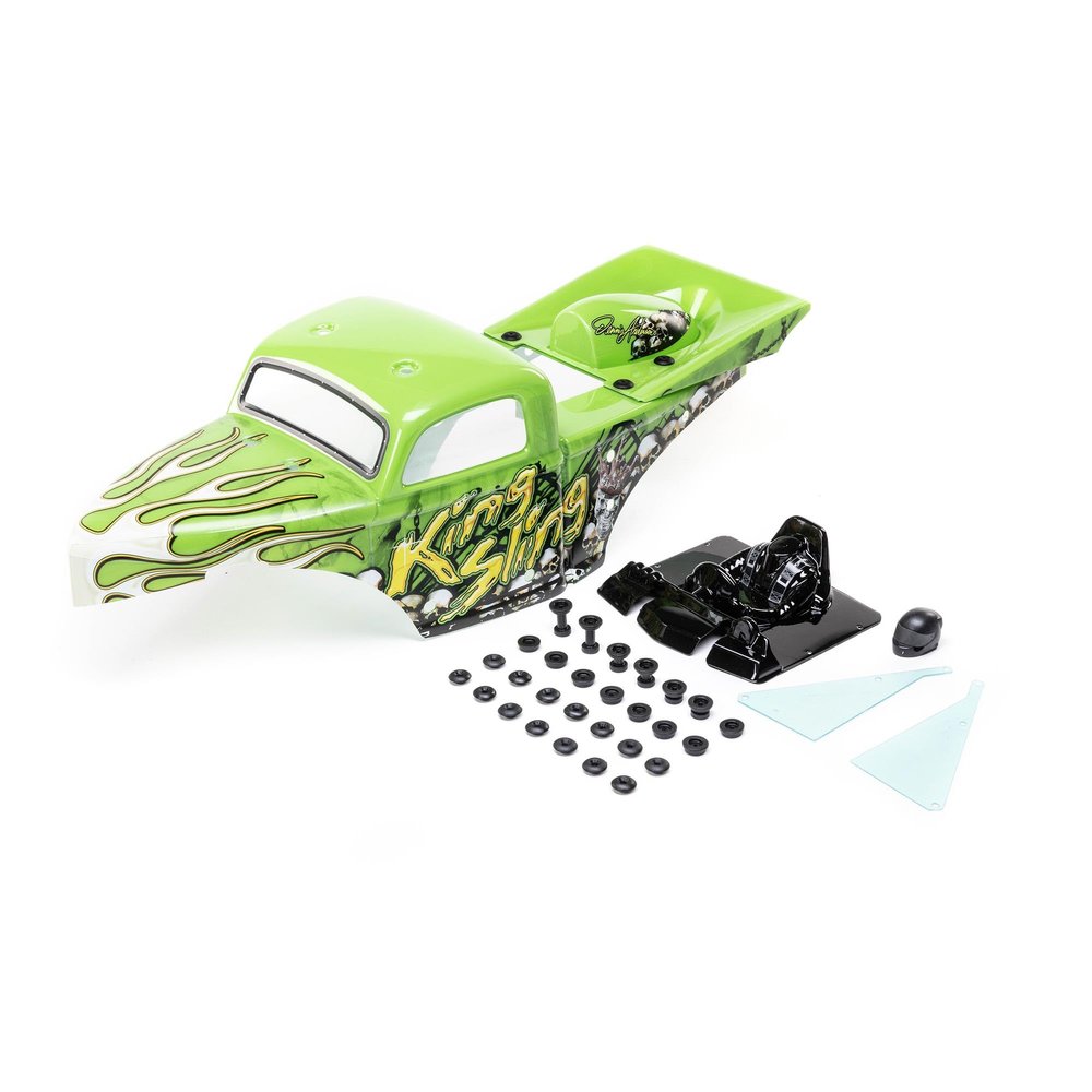 Losi Body & Wing Set Painted King Sling LMT Mega LOS240020 Car/Truck Bodies Wings & Decals