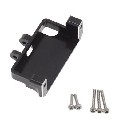 Metal Servo Mount Bracket Upgrade Parts for 1/24 RC Crawler Axial SCX24 90081 AXI00002 Spare Accessories ( Color : Black )