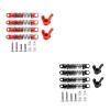 Greendhat for XIAOMI Suzuki JIMNY 1/16 RC Crawler Car Parts Metal Shock Absorber with Steering Cup Upgrade Accessories ( Color : Red ) view 2