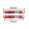 Greendhat for XIAOMI Suzuki JIMNY 1/16 RC Crawler Car Parts Metal Shock Absorber with Steering Cup Upgrade Accessories ( Color : Red ) view 4