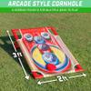 GoSports Cornhole Bean Bag Toss Game - Includes 1 Target, 8 Bean Bags, and Carrying Case view 2