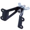 1/10 Spare Tire Rack,Metal Rear Spare Tyre Bracket Wheel Holder Carrier for 1/10 Axial SCX10 RC4WD D90 Tamiya CC01 RC Crawler Ca view 3