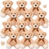 Zhanmai 12 Pcs 14 Inch Valentine's Day Bear Stuffed Animal Bulk Gifts Bulk Soft Plush Stuffed Bear for Bridal Anniversary Centerpiece Baby Shower Party Favor view 1