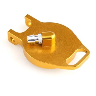 Greendhat Aluminum Alloy Metal Fuel Tank Cover 102059 122059 for HSP 94122 94155 94166 94177 94188 1/10 RC Car Upgrade Parts ( Color : Yellow )