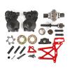 Greendhat Differential Transmission Gear Box Complete & Brake Disc /Pad Kit for 1/5 HPI Rofun Rovan KM Baja 5B 5T 5SC ( Color : Red ) view 2