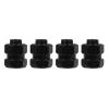 4Pcs Metal Extended 7MM Hex Wheel Hubs Combiner +4MM for AXIAL SCX24 90081 AXI00001 1/24 RC Crawler Car Upgrade Parts ( Color : Black ) view 2