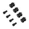4Pcs Metal Extended 7MM Hex Wheel Hubs Combiner +4MM for AXIAL SCX24 90081 AXI00001 1/24 RC Crawler Car Upgrade Parts ( Color : Black ) view 4