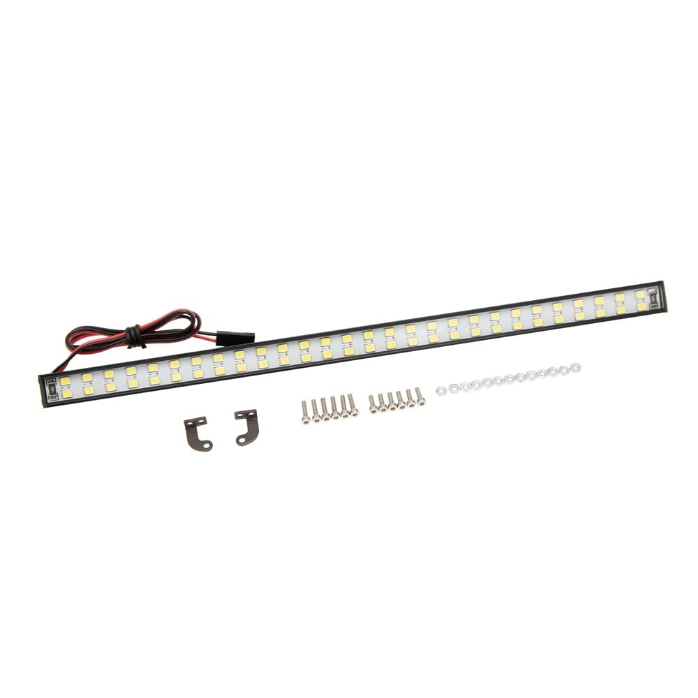 227mm 56 LED Superbright Roof Light LED Light Bar for 1/6 RC Crawler Car Axial SCX6 JLU Upgrade Parts