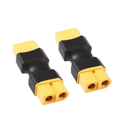 RIIEYOCA XT60 Female to Female Connector no Wire Adapter,XT60 Connector Adapter for RC FPV Car Plane Drone LiPo Battery etc XT60 Port Conversion