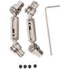Greendhat Ural Truck RC Car Spare Parts Metal Front Rear Drive Shaft for Henglong WPL Ural B36 B16 C14 C24 B24 ( Color : Silver ) view 1
