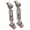 Greendhat Ural Truck RC Car Spare Parts Metal Front Rear Drive Shaft for Henglong WPL Ural B36 B16 C14 C24 B24 ( Color : Silver ) view 4