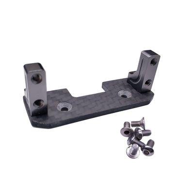 Greendhat Aluminum Servo Mount + Carbon Holder for 1:10 AXIAL SCX10 Rc Car Axle