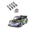 4Pcs Metal Damper for 284131 K969 K979 K989 K999 P929 P939 1/28 RC Car Upgrade Parts,Gray view 4