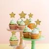 30 PCS Gold Little Star Cupcake Toppers Glitter Twinkle Star Cupcake Picks Baby Shower Cake Decorations for Wedding Engagement Bridal Shower Kids Birthday Party Supplies Mixed Size view 3