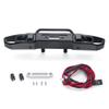 MOHERO Metal RC Front Bumper with Lights for 1/10 Axial SCX10 III AXI03006 Gladiator AXI03007 Wrangler RC Crawler Car Accessories view 1