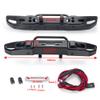 MOHERO Metal RC Front Bumper with Lights for 1/10 Axial SCX10 III AXI03006 Gladiator AXI03007 Wrangler RC Crawler Car Accessories view 3