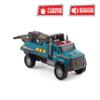 Mighty Fleet Toughest Minis 5" Tough Cab Tow Truck Toy w/Lights & Sounds, Moveable Tow Hook, Realistic Design & Batteries Included - Age 3+ view 2