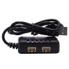 Blomiky 2-in-1 2S 7.4V 1000mA Li-ion/Li-po Battery Balance Charger Cable for RC Boat Airplane Helicopter Trucks Cars 2S Lipo Battery 7.4V 1 to 2 view 1