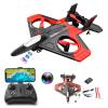 GoolRC RC Plane, 2.4GHz RC Plane with 480P HD Camera 360?Tumbling One Key Return LED Lights Drone Plane Quadcopter Foam RC Plane Prefect Gift for and Adults view 1