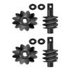 2T/12T Steel Overdrive Gears Fit for Axial SCX24, Gear Overdrive Worm Differential Steel Gear, 2 Set view 1