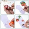 Funrous 192 PCS Christmas Party Favors Stationery Set Kids - Winter Holiday Classrooms Exchange Gifts Reward Prizes Bulk - Including Pencils, Notebooks, Eraser, Sticker(Classic) view 4