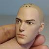 1/6 Scale Male Head Sculpt, Holy Monk Bald Head Carved for 12'' Soldier Action Figure Body Doll Collection (E) view 3