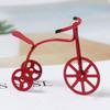 COHEALI Toy Model Tricycle Fairy Simulated Furniture Figurine Home/ Garden Housue House Mini Decoration Accessory Doll Dollhouse Lightweight Red Iron Adornment Bike Desk Friends Shop view 4