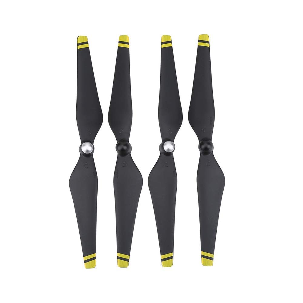2Pcs Propellers Blades, Carbon Fiber Enhanced Props Blades for DJI Phantom 3 Drone Quadcopter Accessory Fit for DJI Phantom 3 (Yellow Edge)