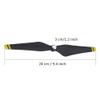 2Pcs Propellers Blades, Carbon Fiber Enhanced Props Blades for DJI Phantom 3 Drone Quadcopter Accessory Fit for DJI Phantom 3 (Yellow Edge) view 2