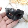 Honbay 12PCS Plastic Mini Mask Supper Small Masquerade Mask Decorative Cake Toppers for Mardi Gras Halloween Party Decor (Black) view 4