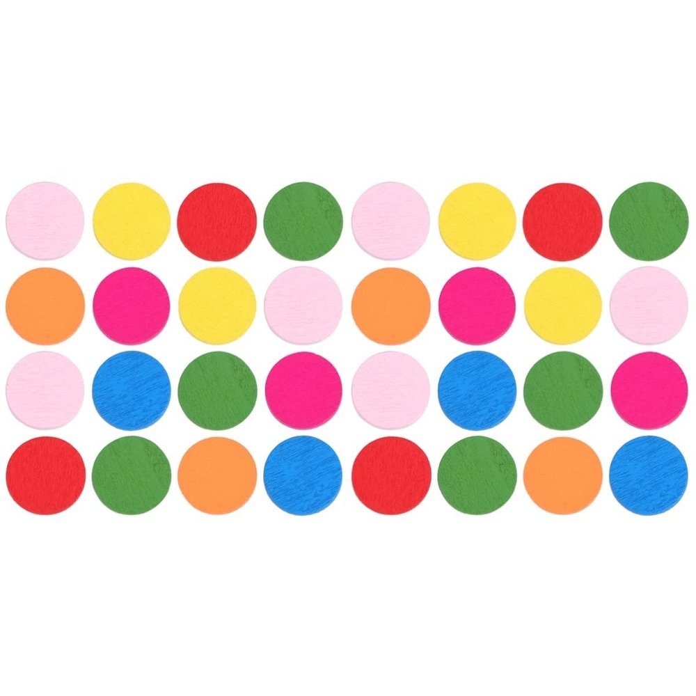 NUOBESTY 400pcs Colorful Learning Discs Math Teaching Tools for Boys and Girls Educational Toy for Counting and Sorting and Engaging Learning Manipulatives