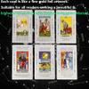 Jayiaine Tarot Cards Deck, Water Proof with Guidebook Divination Cards, 80 Fortune Telling Game Set for Family Reunion Beginners Expert Readers for Christmas Birthday, Silver view 4