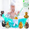 Animal Safari Zoo Rubber Duck Toy Duckies for Kids, Bath Birthday Baby Showers Classroom Summer Beach and Pool Activity Party Favors, 2.5" Inches (6-Pack) view 2