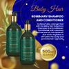Baby Hair Botanical Shampoo & Conditioner Set - Anti Hair Fall & Hair Growth Formulas with Panthenol, Tea Tree Oil, Multivitamins (A, B3, D) view 2
