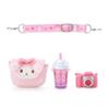 SANRIO My Melody Accessory Set, Character Outing Accessory Set, 2.2 x 0.6 x 1.6 inches (5.5 x 1.5 x 4 cm), Ages 3 and Up, Includes Camera, Bag, Drink, Shoulder Strap view 2