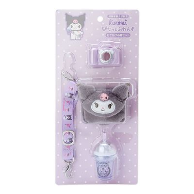 Sanrio 511072 Sanrio 511072 Kuromi-chan Kuromi Pita Frenzu Character Outing Accessory Set, 2.2 x 0.6 x 1.6 inches (5.5 x 1.5 x 4 cm)
