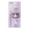 Sanrio 511072 Sanrio 511072 Kuromi-chan Kuromi Pita Frenzu Character Outing Accessory Set, 2.2 x 0.6 x 1.6 inches (5.5 x 1.5 x 4 cm) view 1