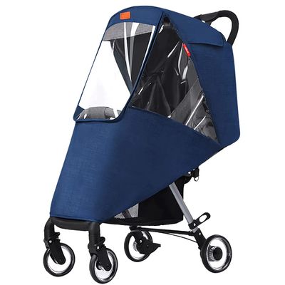 Stroller Rain Cover Universal Pram Buggy Rain Shield Waterproof Stroller Weather Shield Baby Pushchair Cover with Canopy Window