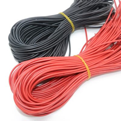 KEYESMINER RC Helicopter Accessories 10 Meter/lot Wire Silicone 10 12 14 16 18 20 22 24 26 28 30AWG 5m red and 5m Black Color Replacement (Color : 8 AWG)