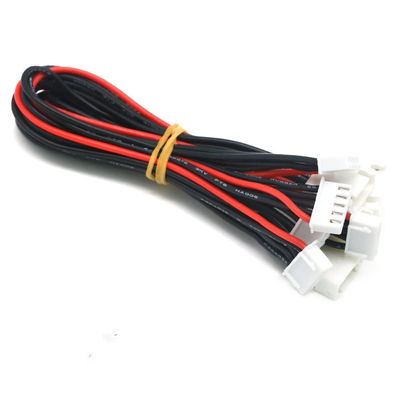 KEYESMINER RC Helicopter Accessories for JST-XH 5pcs/lot 1S 2S 3S 4S 5S 6S 20cm 22AWG Lipo Balance Wire Extension Charged Cable Lead Cord for JST-XH RC Lipo Battery Charger Replacement (Color : 4S)
