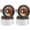4Pack Vgoohobby Alloy 1.9" RC Beadlock Wheels Rims 12-Spoke Thickness 30mm Compatible with Axial SCX10 D90 Traxxas TRX4 RedCat Gen8 Tamiya CC01 1/10 RC Crawler Car (Titanium) view 4