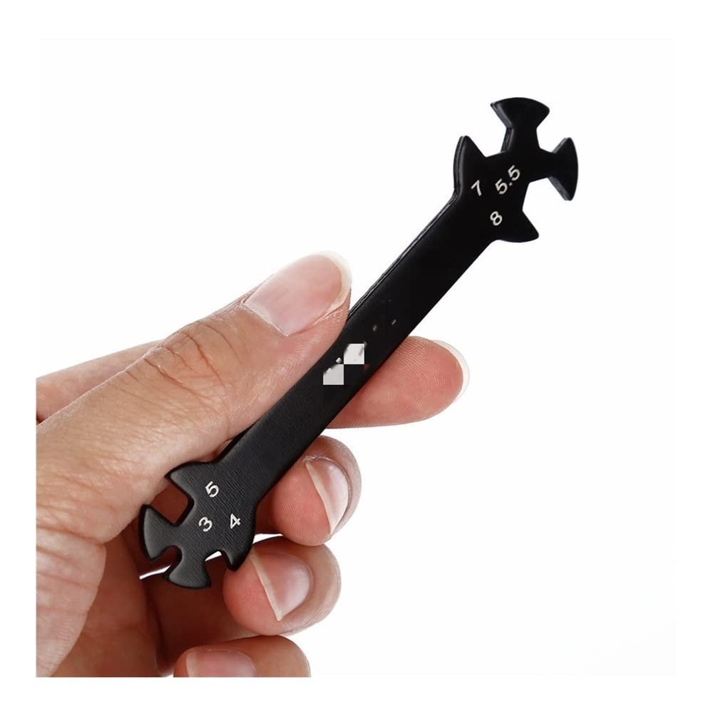 KEYESMINER RC Helicopter Accessories for Turnbuckles & Nuts Rc Drone Car Boat 6 in 1 RC Hudy Special Tool Wrench 3/4/5/5.5/7/8MM for Turnbuckles & Nuts Rc Drone Car Boat Replacement (Color : 1 Piece)