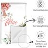 Honestchi Floral Personalized Baby Blankets for Girls - Custom Baby Girl Blanket - Customized Baby Gifts with Name - Soft, Lightweight & Giftable view 2
