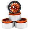4Pack Vgoohobby Alloy 1.9" RC Beadlock Wheels Rims 12-Spoke Thickness 30mm Compatible with Axial SCX10 D90 Traxxas TRX4 RedCat Gen8 Tamiya CC01 1/10 RC Crawler Car (Orange) view 3