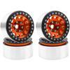 4Pack Vgoohobby Alloy 1.9" RC Beadlock Wheels Rims 12-Spoke Thickness 30mm Compatible with Axial SCX10 D90 Traxxas TRX4 RedCat Gen8 Tamiya CC01 1/10 RC Crawler Car (Orange) view 4